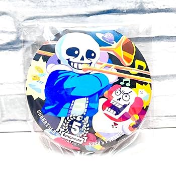 fangamer JAPAN Undertale 5周年記念 ビッグ缶バッジ Amazon.co.jp: アンダーテール ファンゲーマージャパン 5周年